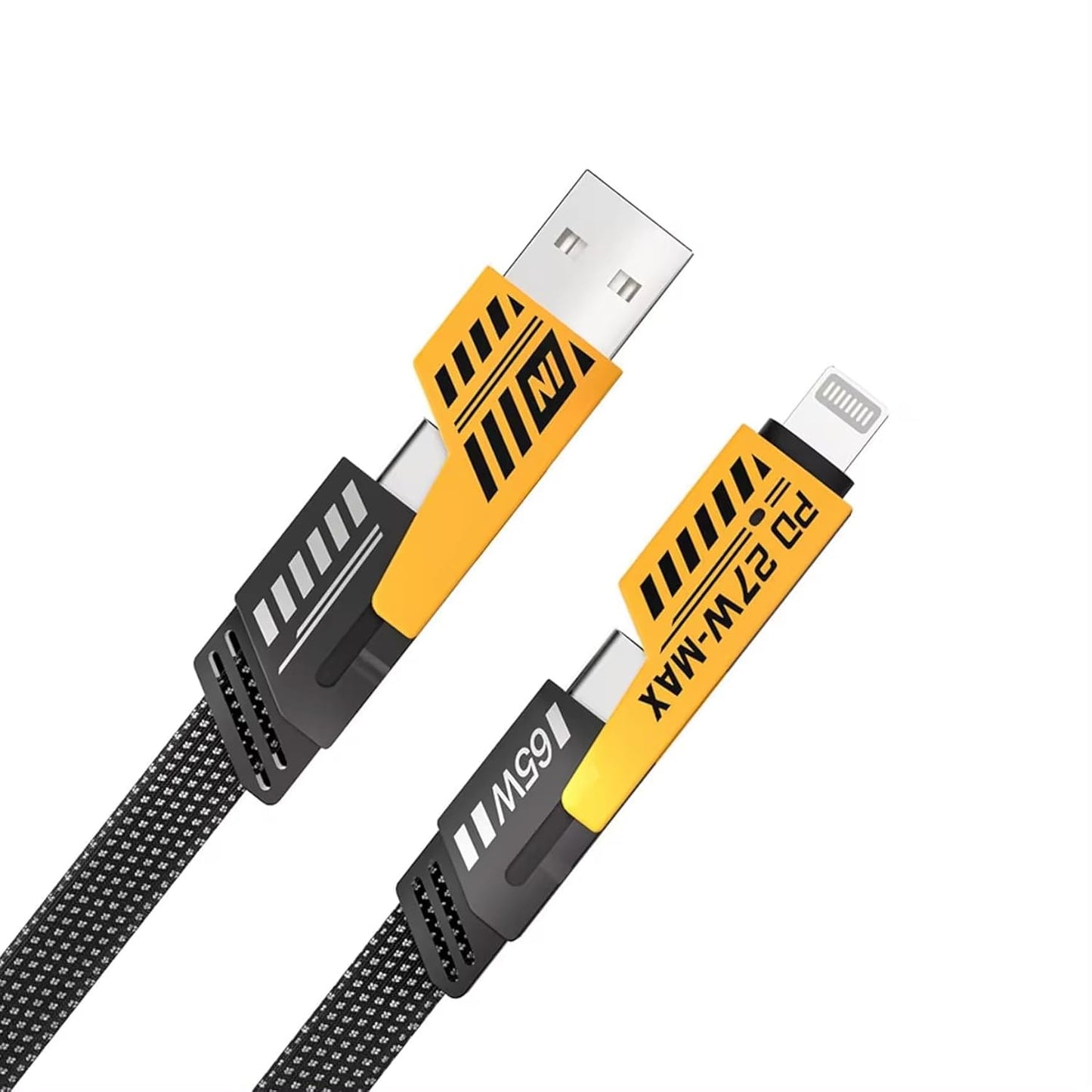 4 IN 1 ONE ULTRA FAST CHARGING & DATA TRANSFER CABLE